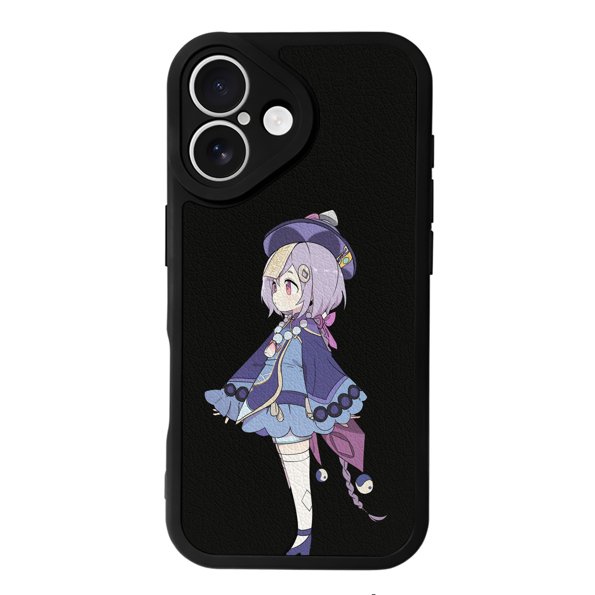 げんし神 七七 なな  genshin Nana 【iPhone 16シリーズ対応】シリコンスマホケース（レザー調） 材質：シリコン
